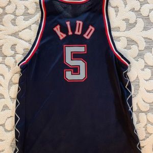 Jason Kidd Champion NBA Jersey New Jersey Nets Adult Large